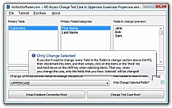 Download MS Access Change Text Case to Uppercase Lowercase Propercase and Sentence Case