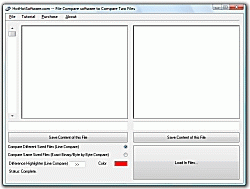Download File compare to for comparing two different files on a binary or text level
