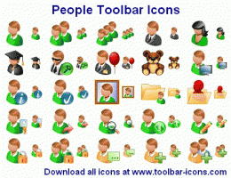 Download People Toolbar Icons
