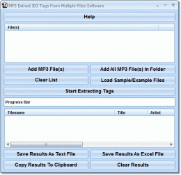 Download MP3 Extract ID3 Tags From Multiple Files Software
