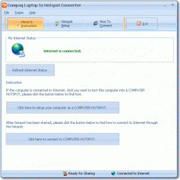 Download Compaq Laptop to Hotspot Converter