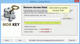 Download Remove Password from MDB