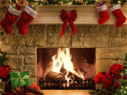 Download New Year Fireplace Screensaver 2.0