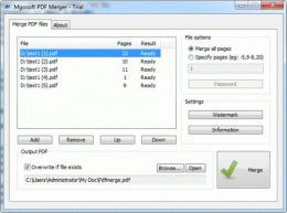 Download Mgosoft PDF Merger