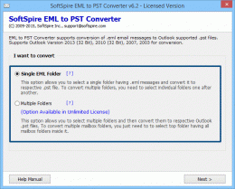 Download Convert EML Files to Outlook 7.0