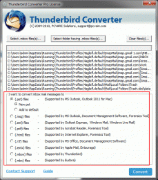 Download Convert Thunderbird to Windows Live Mail 5.02
