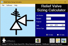 Download Relief valve sizing calculator