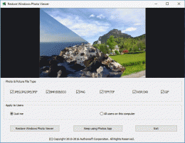 Download Restore Windows Photo Viewer