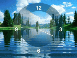 Download Lake Clock Screensaver 3.0