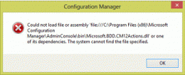 Download CM2012 Console MDT Integration Error Fix