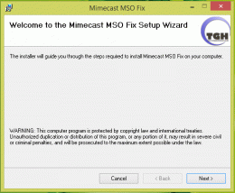 Download Mimecast MSO Fix