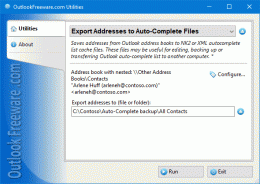 Download Export Addresses to Auto-Complete Files