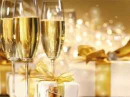Download Holiday Champagne Screensaver 1.0