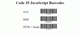 Download JavaScript Code 39 Generator