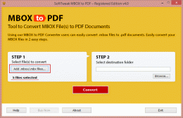Download Open MBOX files in PDF