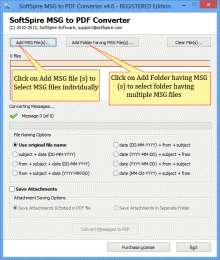 Download Convert MSG Mails To PDF 2.1.6