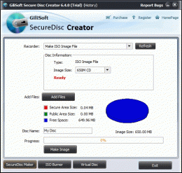 Download GiliSoft Secure Disc Creator