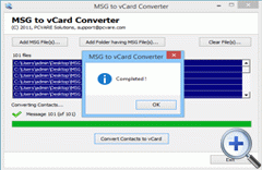Download MSG to vCard Converter