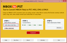 Download MBOX Mailstore to PST 2.1.1
