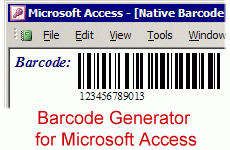 Download Barcode Generator for Microsoft Access