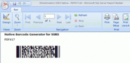 Download SSRS PDF417 Barcode Generator