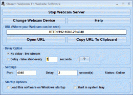 Download Stream Webcam To Website Software 7.0
