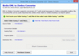 Download EML File to Zimbra Converter