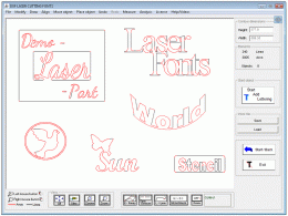 Download DXF Laser Cutting Fonts 5.1