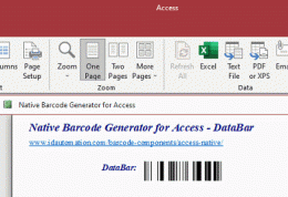 Download Access GS1 DataBar Barcode Generator