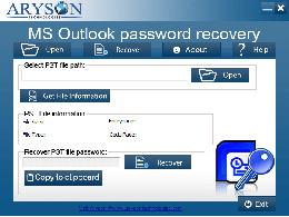 Download PST Password Recovery 18.0