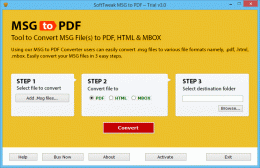 Download Batch Convert Outlook MSG to PDF 3.4