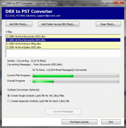 Download Converting DBX to PST 7.9.1