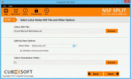 Download IBM Lotus Notes NSF File Split 1.1