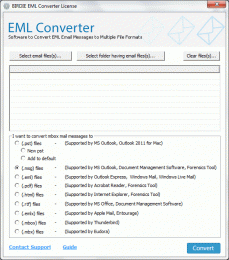 Download EML format to Outlook
