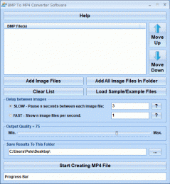 Download BMP To MP4 Converter Software