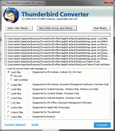 Download Thunderbird Database Backup to PST