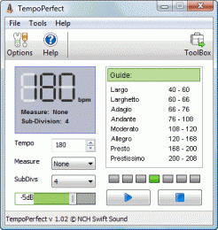 Download TempoPerfect Computer Metronome Free