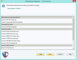 Download WholeClear PST to TGZ Converter