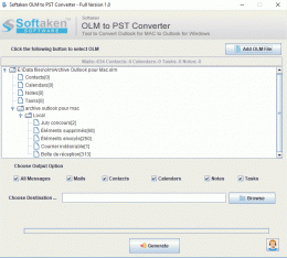 Download Export OLM Files to Outlook PST Migrator 2.0
