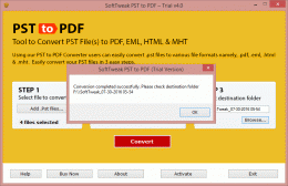 Download Outlook Default PST to PDF