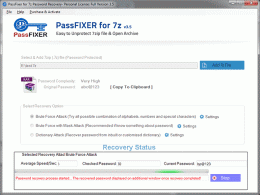 Download PassFixer 7Z Password Recovery 3.5