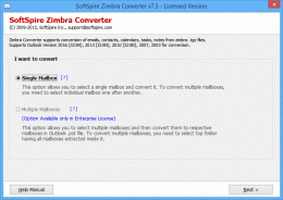 Download Zimbra Mail Export in Outlook 7.5