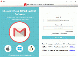 Download ShDataRescue Gmail Backup Tool