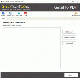 Download Backup Gmail Emails to PDF 1.0