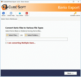 Download Kerio Connect User Files to PST 3.6