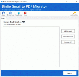 Download Convert Gmail Data to PDF
