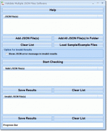 Download Validate Multiple JSON Files Software 7.0