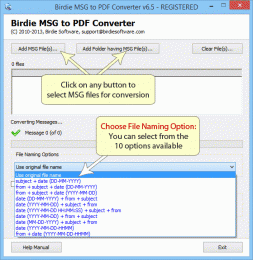 Download Batch MSG to PDF Converter