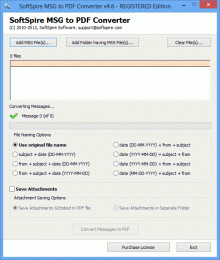 Download Convert Single MSG to PDF Adobe 2.1