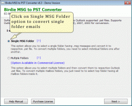 Download MSG Email Format to PST